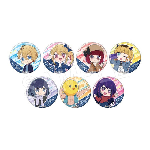 『【推しの子】』【推しの子】トレーディンググリッター缶バッジ(ミニキャラ) デニムスタイルver.1SET/7個入